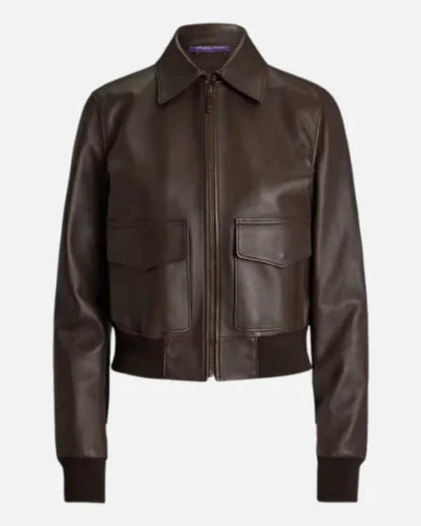 Kelsey Merritt Ralph Lauren 2025 Show Bomber Jacket USA Jackets