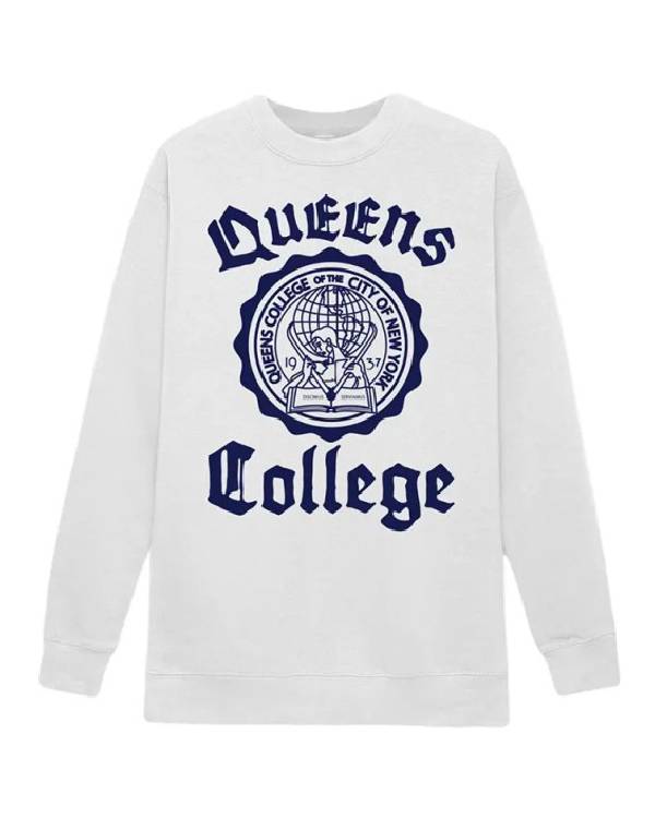 And Just Like That Sarah Jessica Parker Crewneck Queens College Sweatshirt