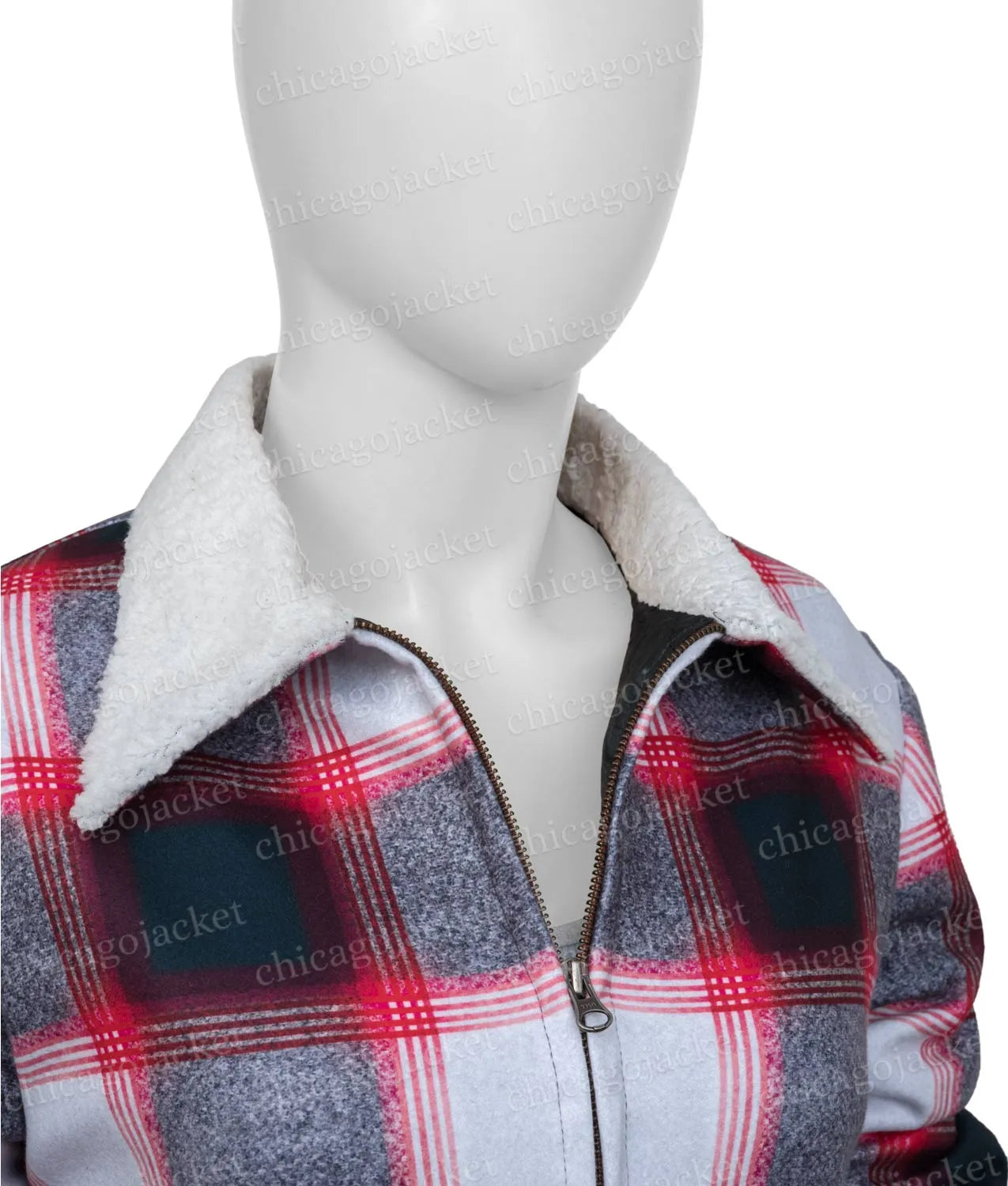 Godmothered Jillian Bell Plaid Jacket