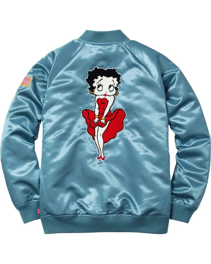 Supreme/Betty Boop Satin Club Jacket