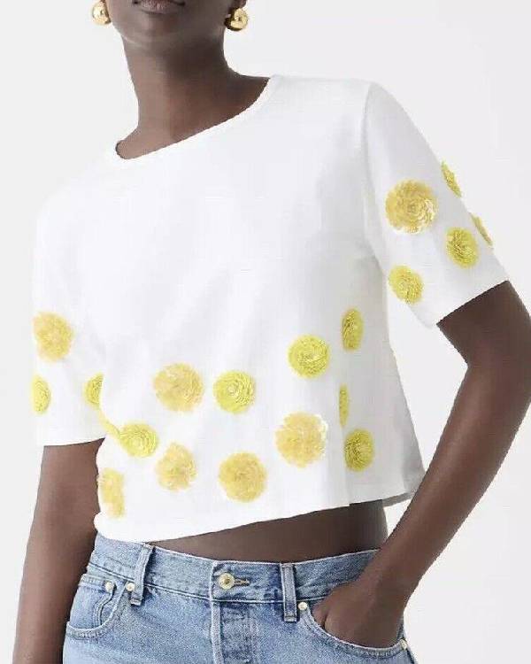 Swiped Lily James Floral White Top USA Jackets