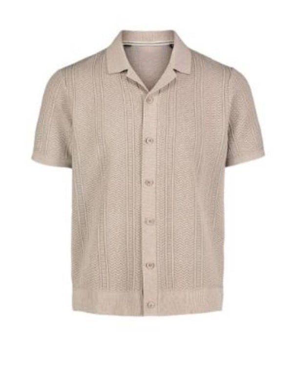 Travis Kelce Walsh Short Sleeve Button-Up Shirt Clanton Jacket