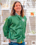 500 Speedway Green Bomber Jacket Clanton Jacket