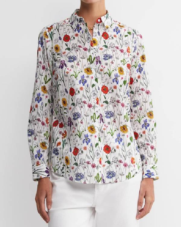 Ghosts AU S01 Floral Blouse