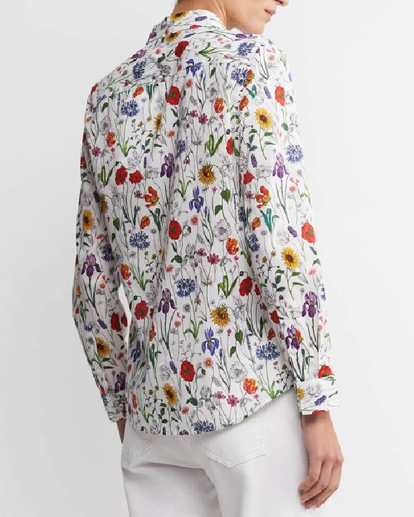 Ghosts AU S01 Floral Blouse