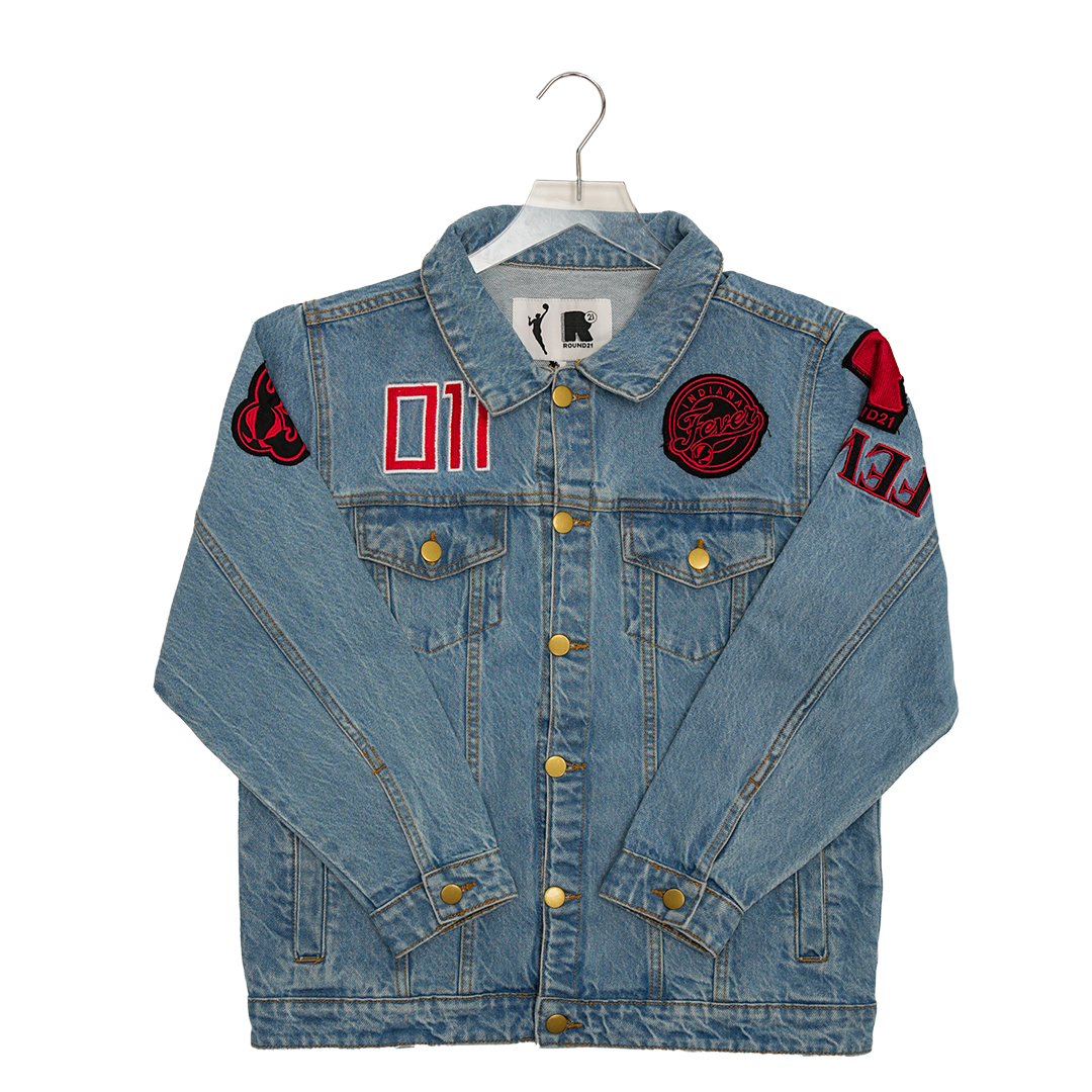 Indiana Fever Stranger Things Demoregame Denim Jacket