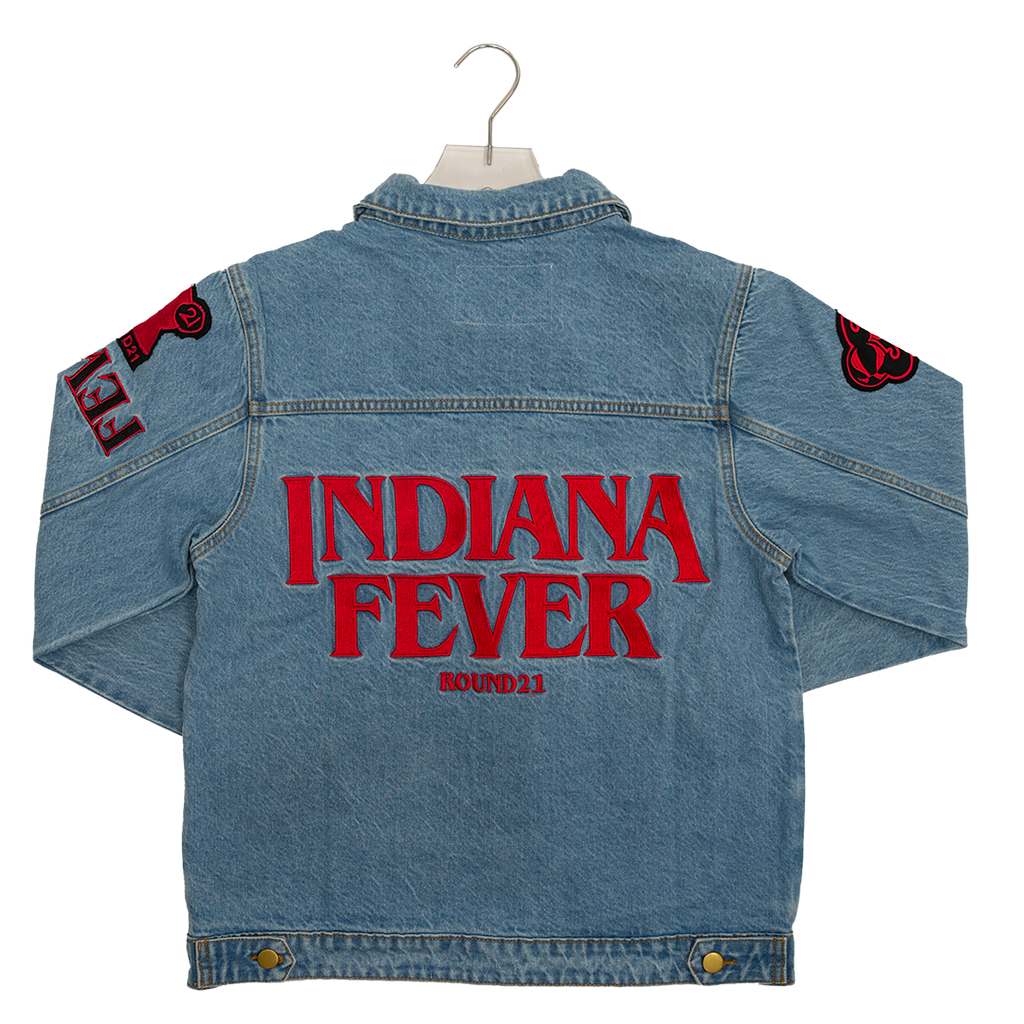 Indiana Fever Stranger Things Demoregame Denim Jacket