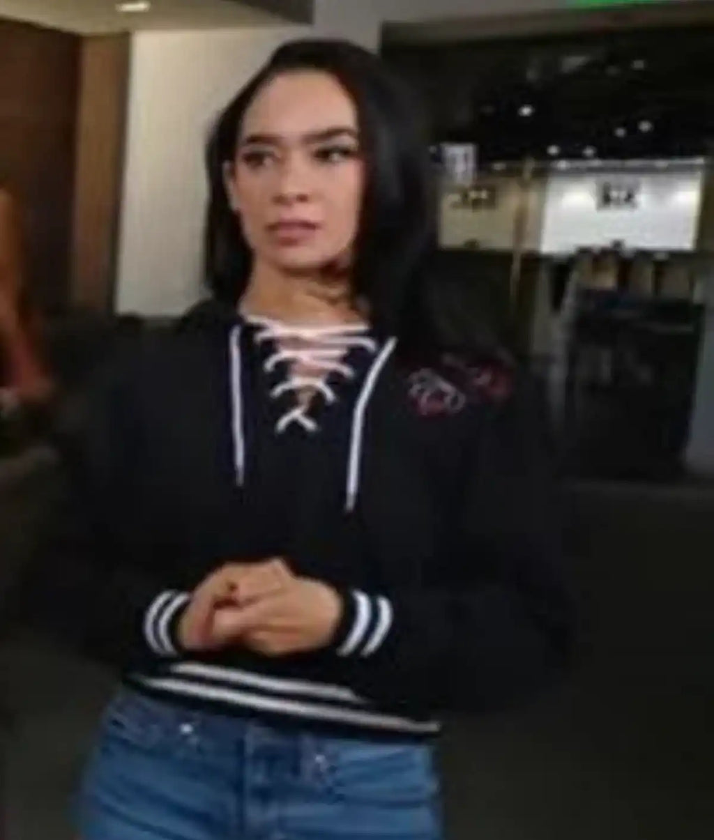 AJ Lee Smackdown 2025 Black Hoodie
