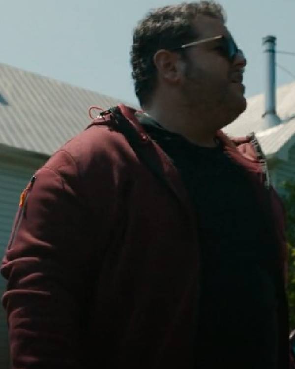 Adulthood Josh Gad Burgundy Hoodie USA Jackets