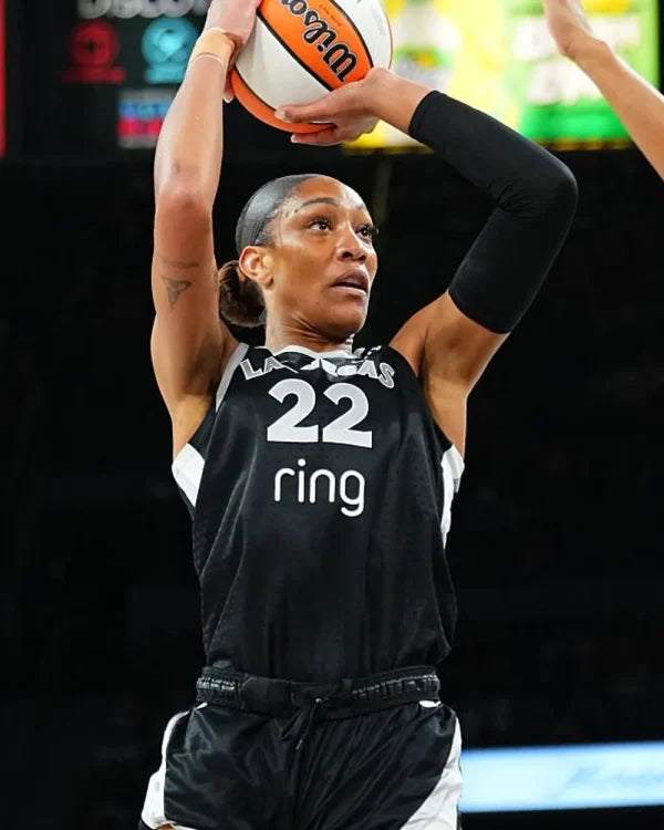 A’ja Wilson Las Vegas Aces Black Jersey