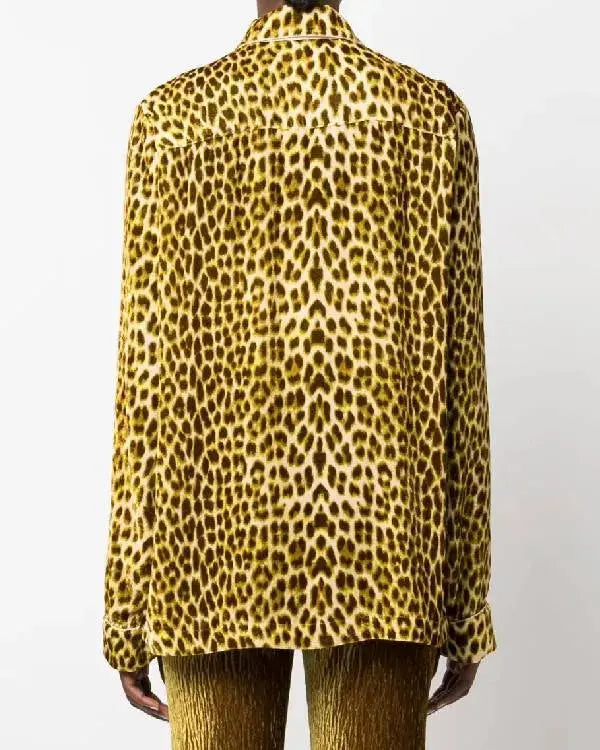 Alls Fair S01 Emerald Greene Animal Printed Blouse