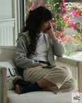 Am I OK? Dakota Johnson Grey Hoodie Clanton Jacket