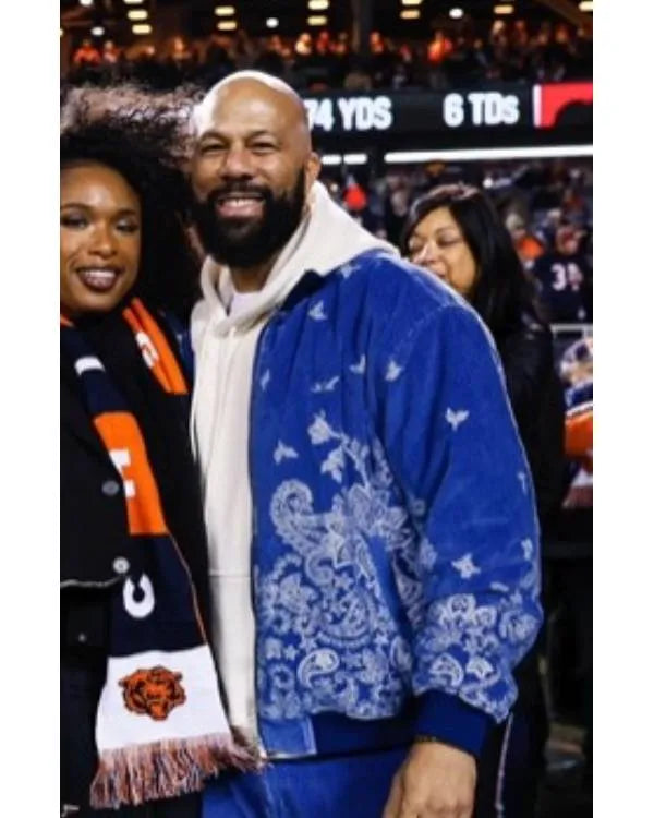 American rapper Common Blue Jacket