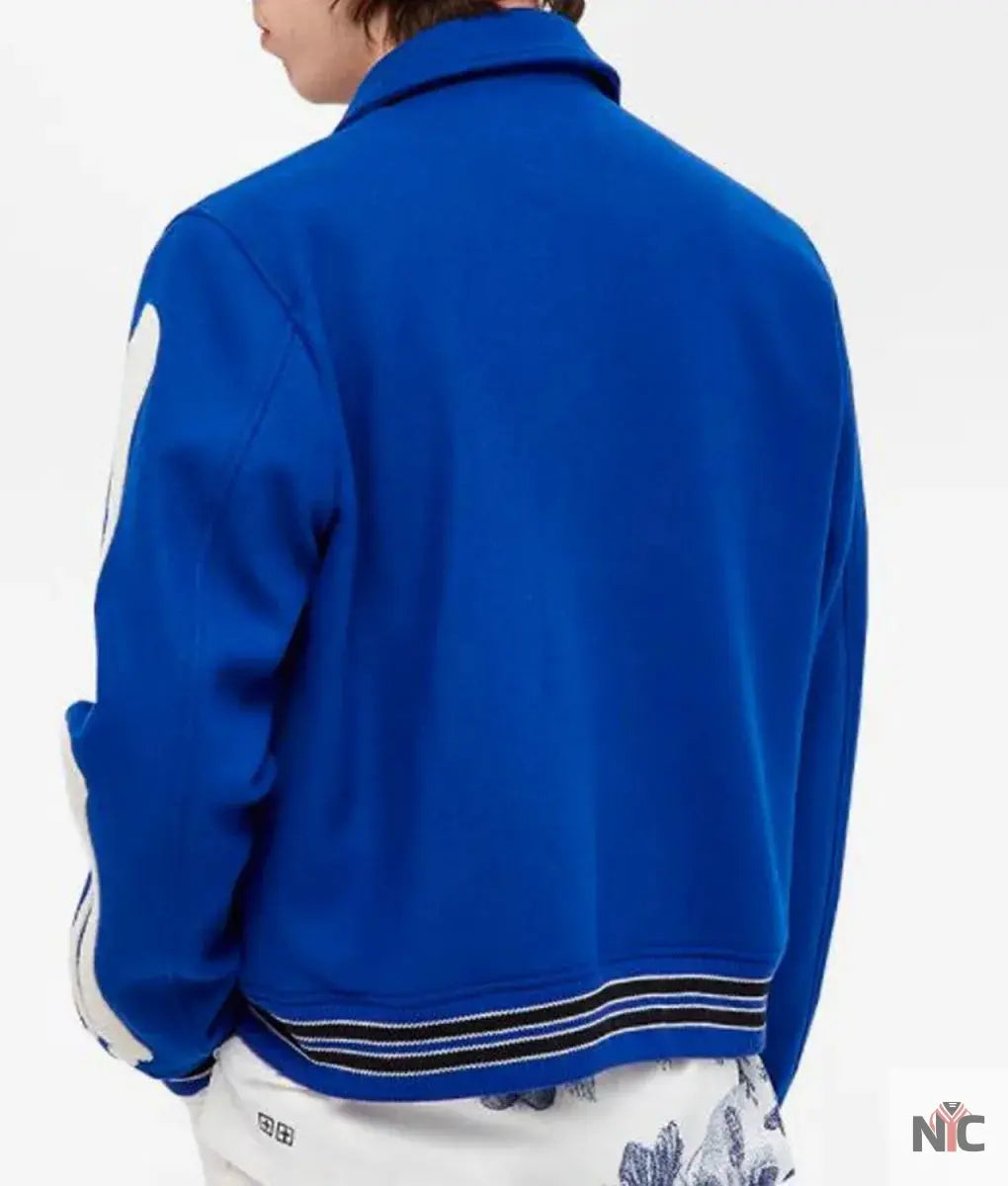 Amiri Bones Letterman Wool Jacket Clanton Jacket
