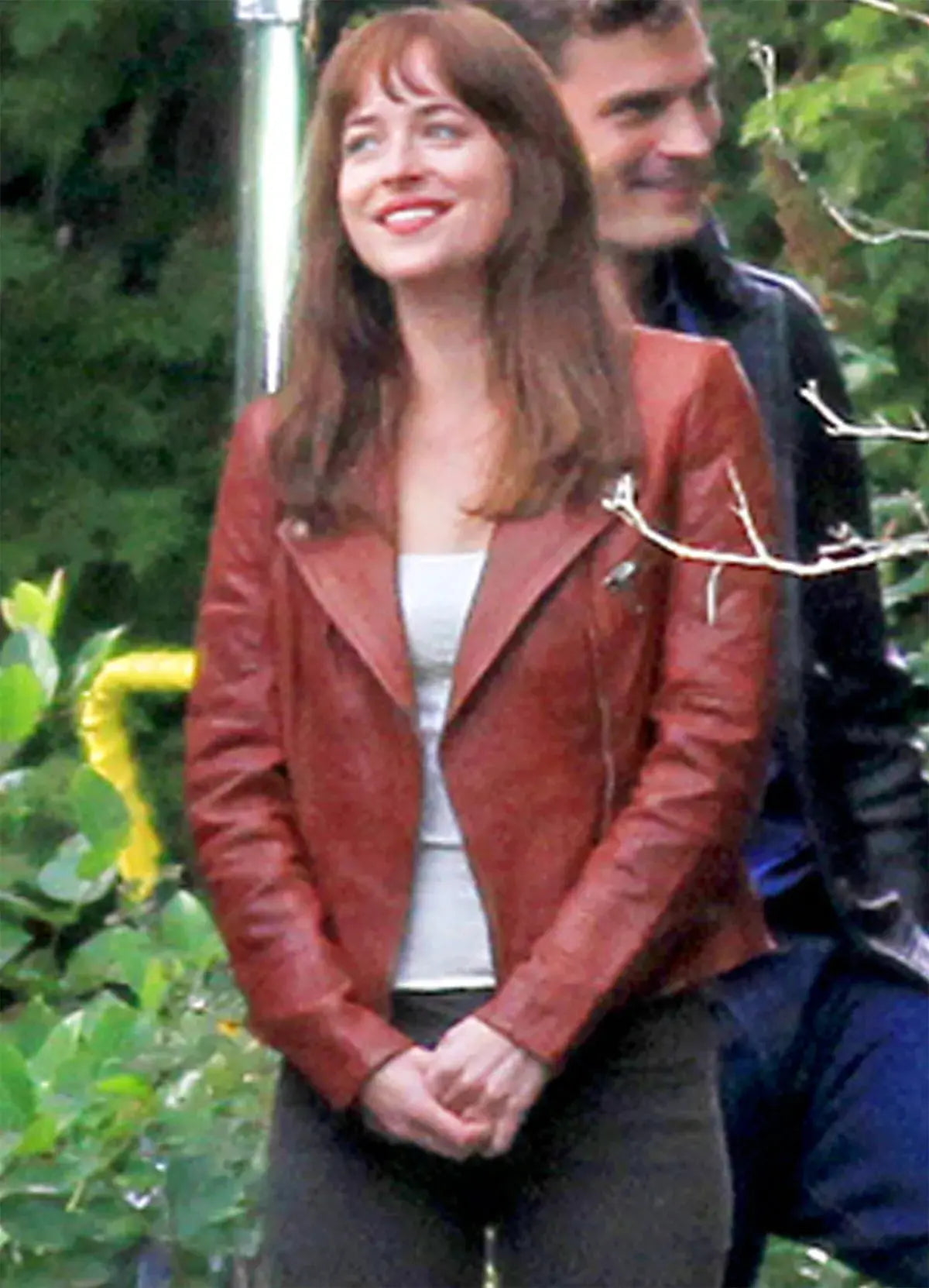 Anastasia Steele Fifty Shades Of Grey Leather Jacket