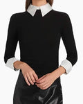 And Just Like That Kristin Davis Collared Sweater Clanton Jacket