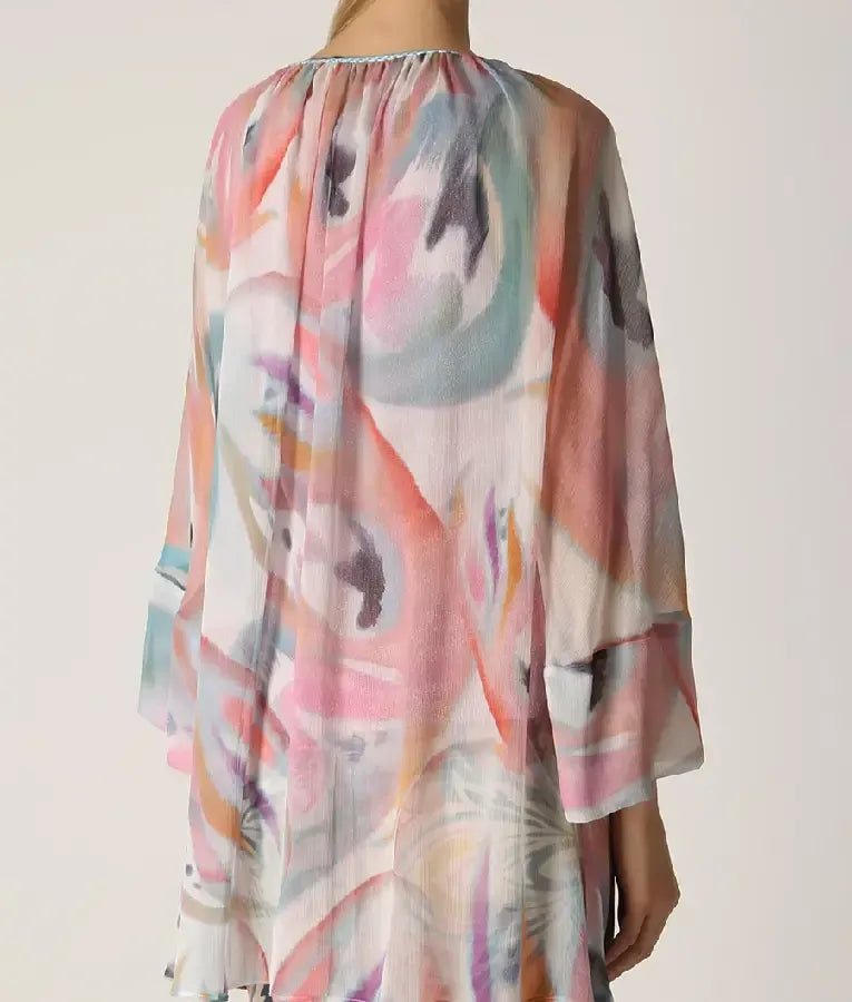 And Just Like That S03 Kathy Boat Neck Printed Shirt