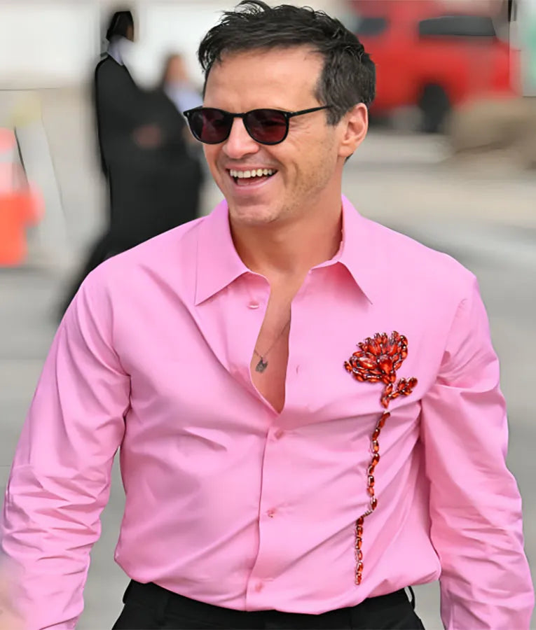 Andrew Scott 2025 Film Independent Spirit Awards Pink Floral Shirt