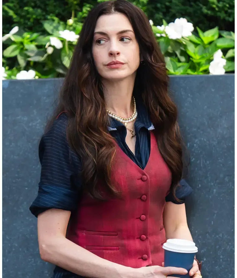 Anne Hathaway Devil Wears Prada 2 Vest