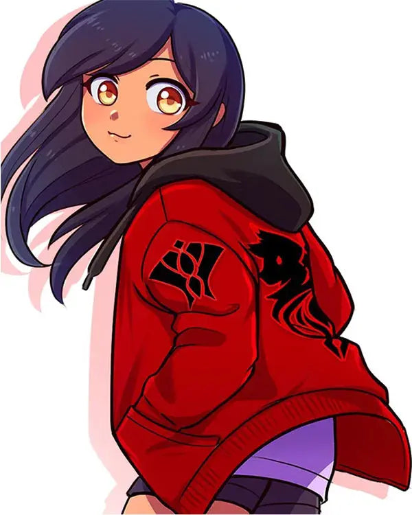 Aphmau Aaron Lycan Red Hoodie