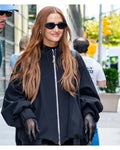 Ashlee Simpson NYC 2025 Black Jacket