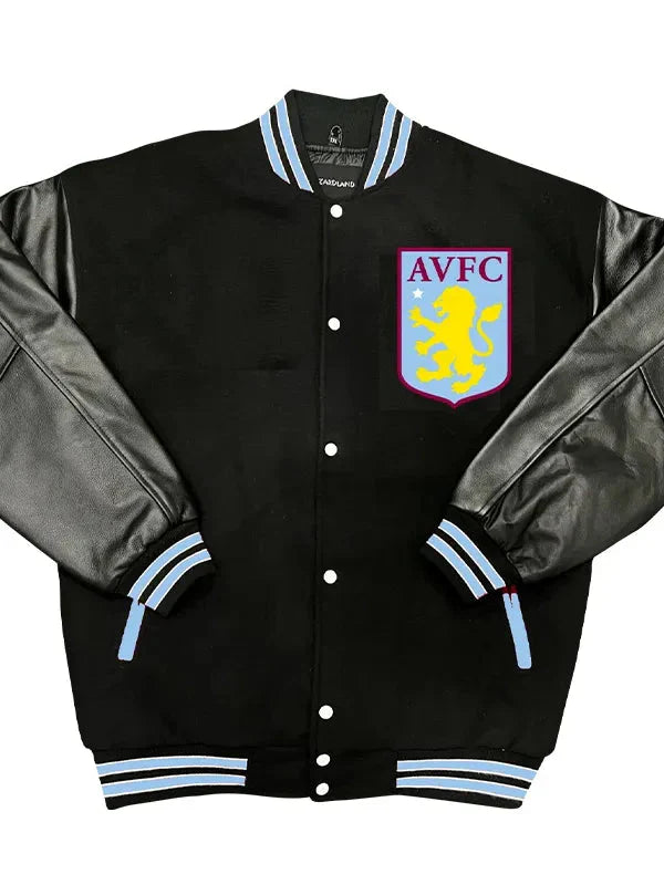 Premier League Aston Villa F.C. Wool Varsity Jacket Clanton Jacket
