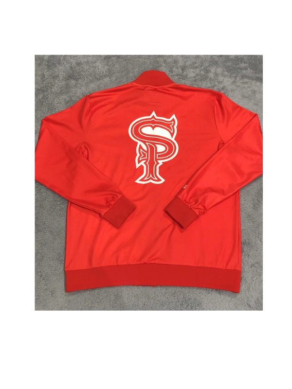 Men's Chalk Line Street Profits Red Full-Zip Track Jacket USA Jackets