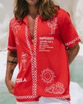 Aussie Shore Callum Hole Red Shirt