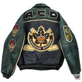 Avirex Canadian Hockey Leather Varsity Jacket Clanton Jacket