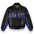 Avirex Inspired Black Spider Racer Leather Jacket