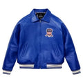 Avirex Inspired Icon Blue Leather Jacket