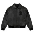 Avirex Inspired Icon Leather Black Jacket