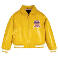 Avirex Inspired Icon Mustard Icon Leather Jacket