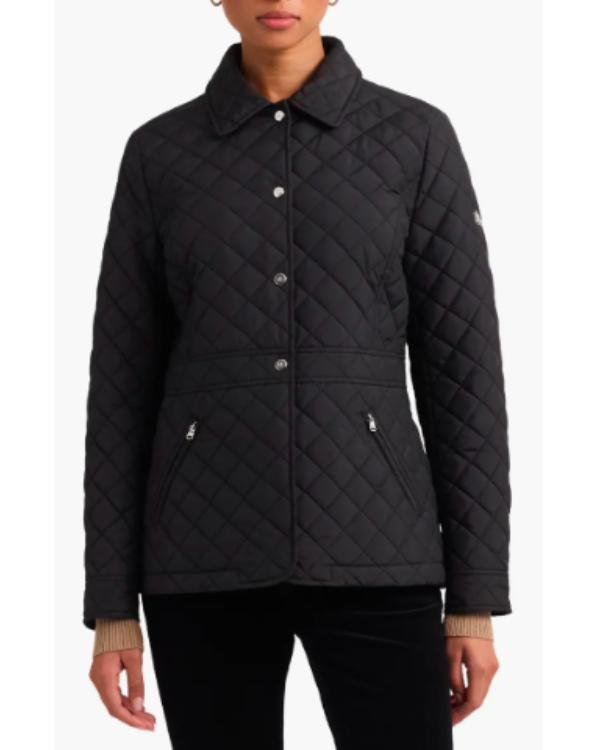 Baked with Love Holiday S01 Black Quilted Coat
