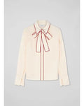 Baked with Love Holiday S01 Tie-Neck Blouse