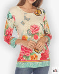 Ballard S01 Rebecca Field Floral Shirt Clanton Jacket