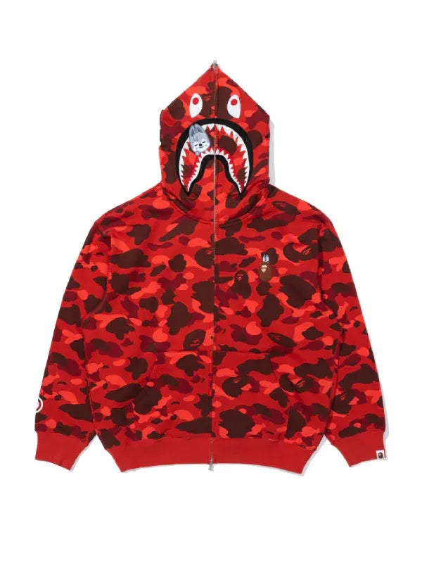Bape x Stray Kids Shark Full Zip Hoodie