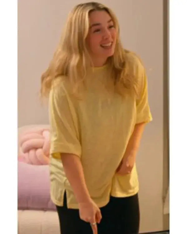 Baylen Out Loud S02 Baylen Dupree Yellow Oversized T Shirt