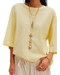 Baylen Out Loud S02 Baylen Dupree Yellow Oversized T Shirt