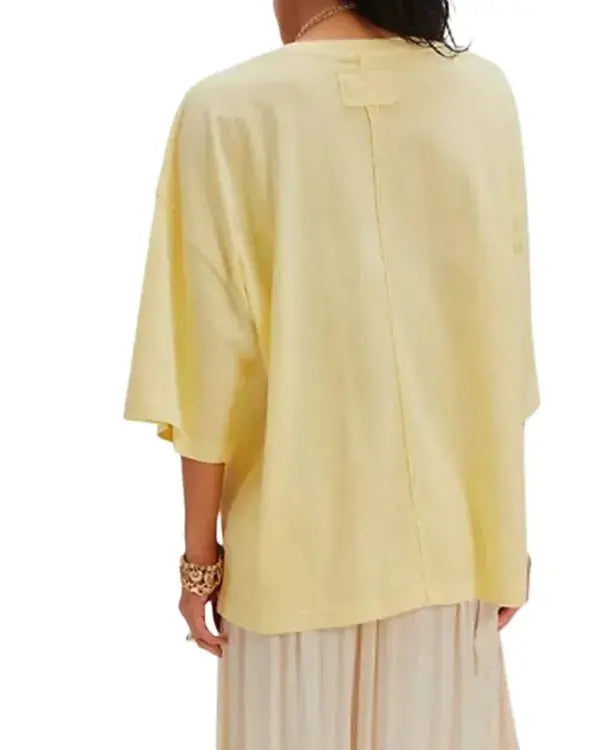Baylen Out Loud S02 Baylen Dupree Yellow Oversized T Shirt