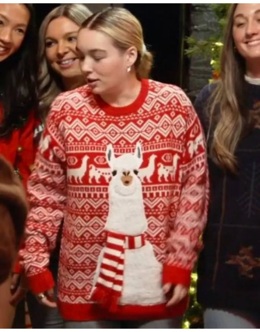 Baylen Out Loud S03 Baylen Dupree Llama Ugly Christmas Sweater WorthVee
