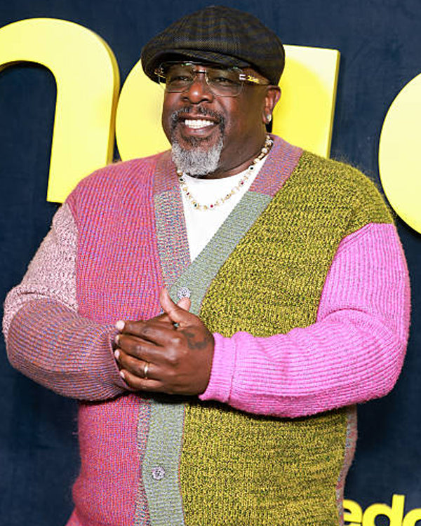 Being Eddie LA Premiere Cedric The Entertainer Cardigan