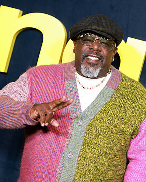 Being Eddie LA Premiere Cedric The Entertainer Cardigan
