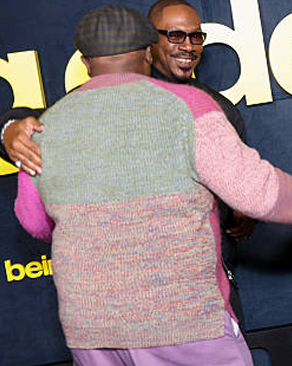 Being Eddie LA Premiere Cedric The Entertainer Cardigan