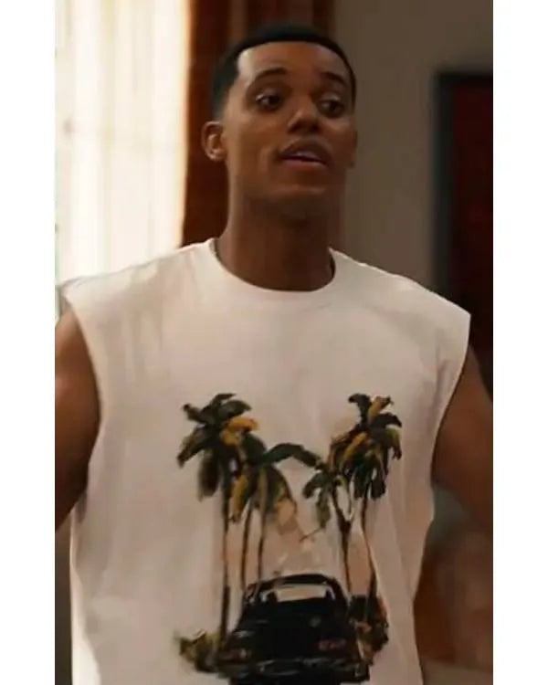 Bel-Air Jabari Banks Palm Graphic Tank