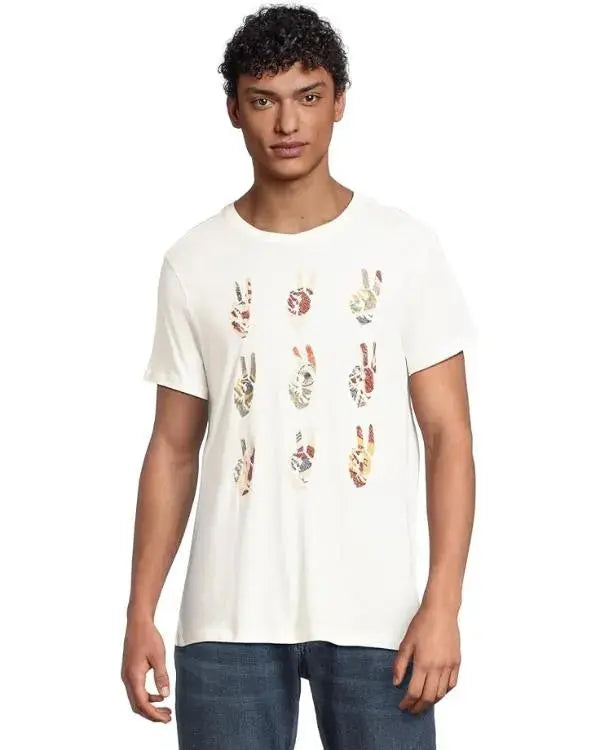 Bel-Air S04 Olly Sholotan Peace Hands Print T-Shirt