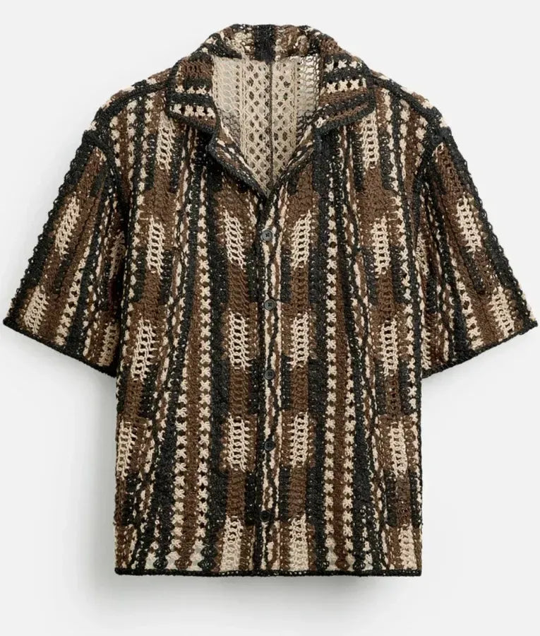 Below Deck Mediterranean S10 Joe Bradley Crochet Shirt