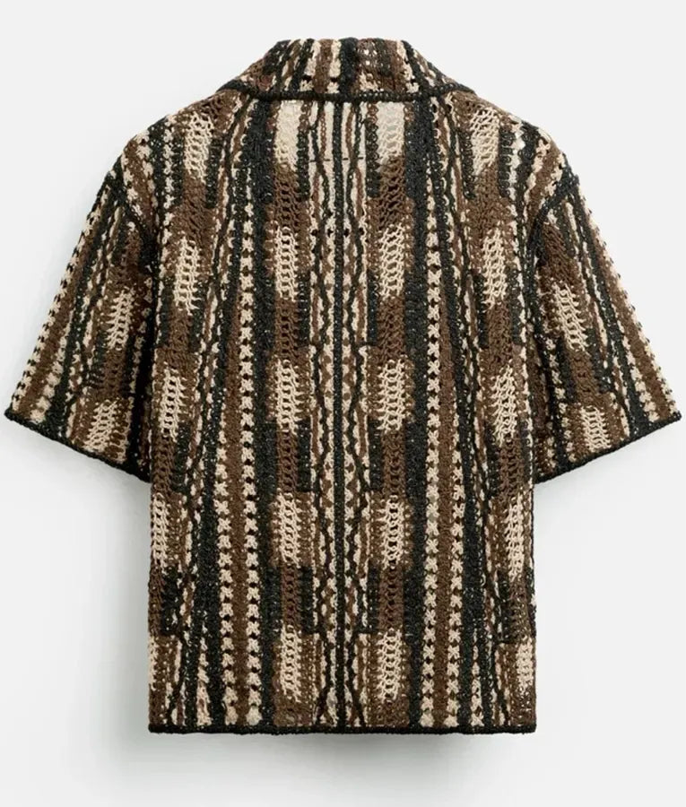 Below Deck Mediterranean S10 Joe Bradley Crochet Shirt