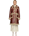 Beyond The Gates 2025 Ambyr Michelle Brown Leather Coat