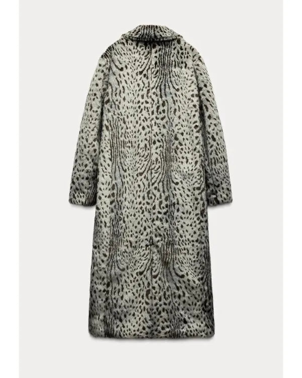 Beyond The Gates 2025 Marquita Goings Grey Leopard Print Coat